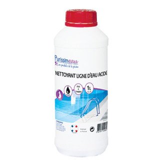 Nettoyant pour Ligne d'eau acide - Détartrant - Purissimeau