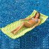 Matelas gonflable express vert pour piscine