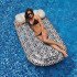 Matelas gonflable zébré pour piscine