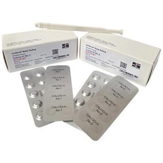 Pastilles d'analyse TH dureté calcique Calcio-H No.1 & No.2 - Lovibond