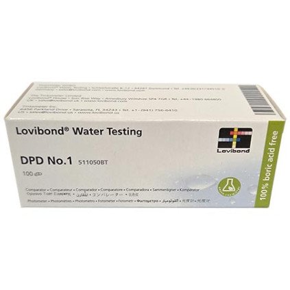 Pastilles d'analyse DPD noires n°1 pour photomètre