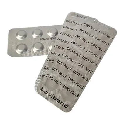 Pastilles d'analyse DPD noires n°3 pour photomètre