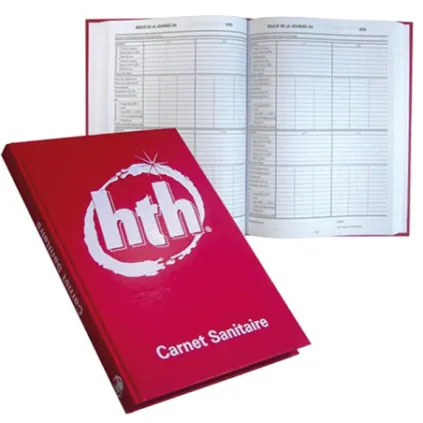 Carnet sanitaire 370 pages - HTH®