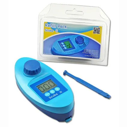Scuba II - Testeur électronique cl / pH / stab / Alc-M