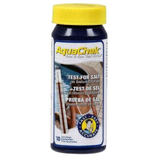 Bandelettes d'analyse du sel blanc - Aquachek
