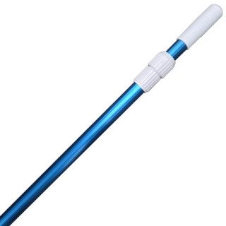 Manche télescopique alu anodisé bleu