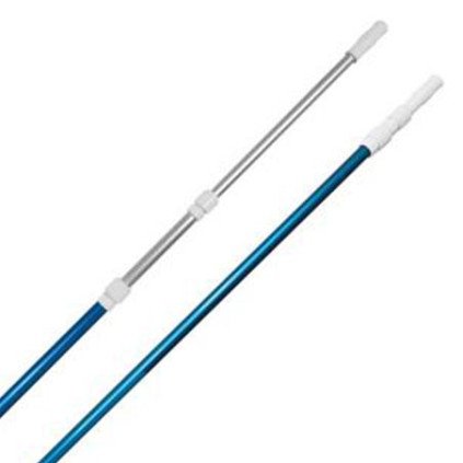 Manche télescopique alu anodisé bleu