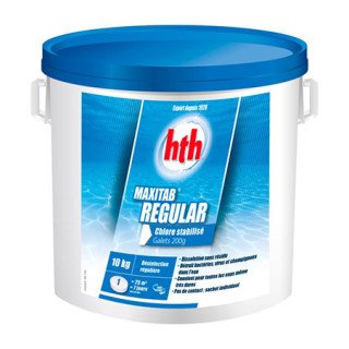Maxitab Regular 200g HTH® - Désinfection Régulière