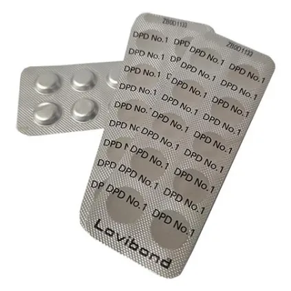 Pastilles d'analyse DPD noires n°1 pour photomètre