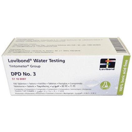 Pastilles d'analyse DPD noires n°3 pour photomètre