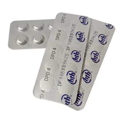 Pastilles d'analyse DPD noires n°4 pour photomètre