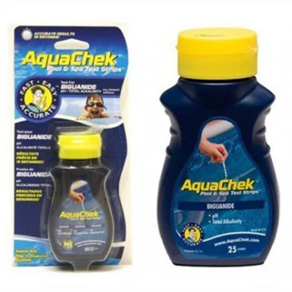 Bandelettes d'analyse du biguanide bleu - Aquachek