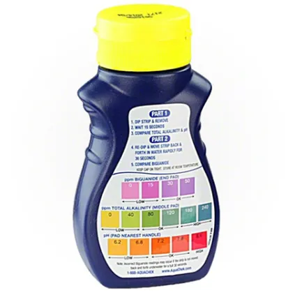 Bandelettes d'analyse du brome total rouge - Aquachek