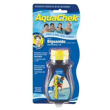 Bandelettes d'analyse du biguanide bleu - Aquachek