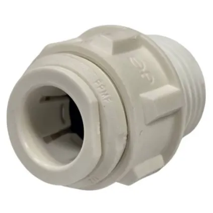 Raccord droit fileté 1/2" - Ø1/2" pour doseurs Easiflo First