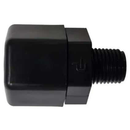 Raccord droit fileté flotteur haut 1/4" - 1/2" pour doseurs First