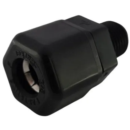 Raccord droit fileté 1/4" - Ø3/8" pour doseurs Easiflo 3