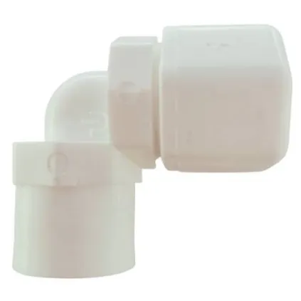 Raccord coudé taraudé 1/4" - Ø3/8" pour doseurs Easiflo 1