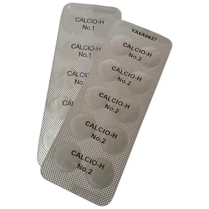 Pastilles d'analyse TH dureté calcique Calcio-H No.1 & No.2 - Lovibond
