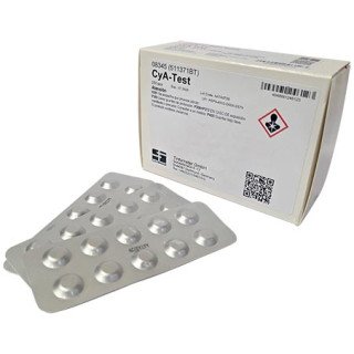 Pastilles d'analyse stabilisant acide cyanurique