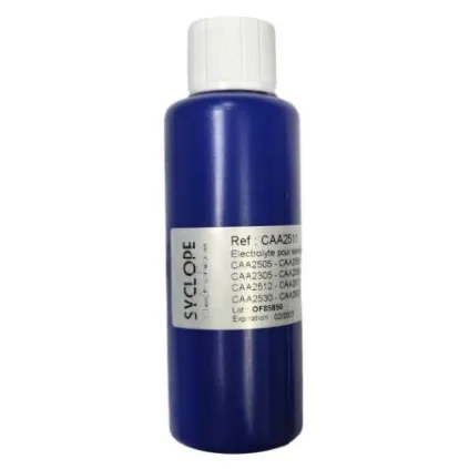 Sonde ampérométrique avec gel et membrane pour régulations HTH