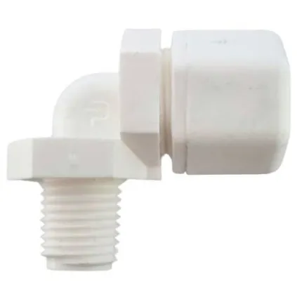 Raccord coudé fileté 3/8" - Ø3/8" pour doseurs Easiflo 1 - 3