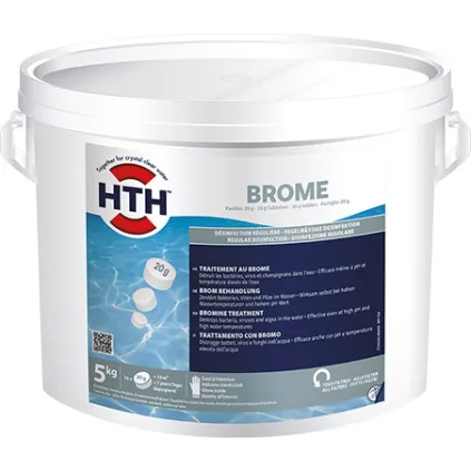 Brome Pastilles 20g HTH® - Désinfection Régulière