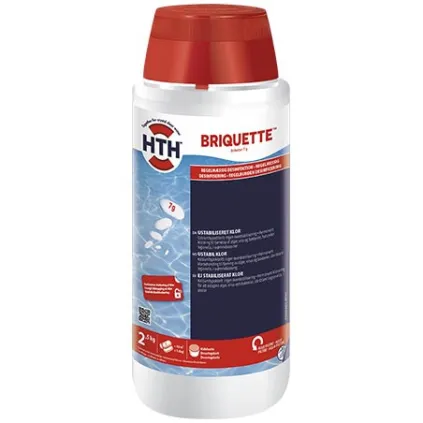 Briquettes HTH® - Hypochlorite de calcium - chloration permanente