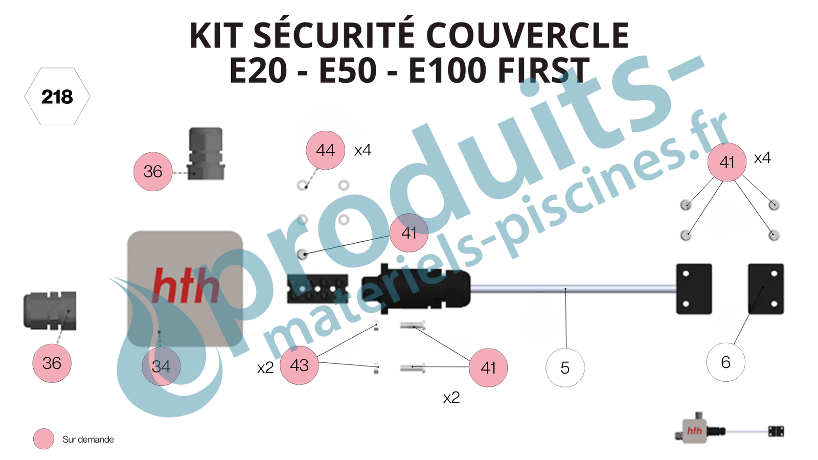 Kit de sécurité couvercle pour doseurs Easiflo 20 - 50 - 100 First