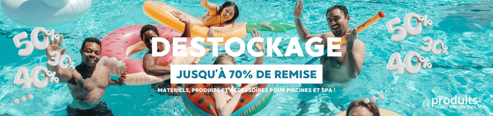 Produits de traitement de l'eau de piscine