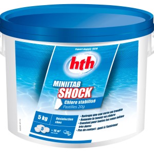 Produits Matériels Piscines - MINITAB SHOCK 5KG  hth® - désinfection choc et régulière 